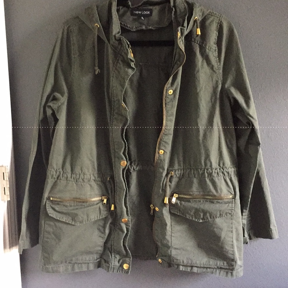 army green coat